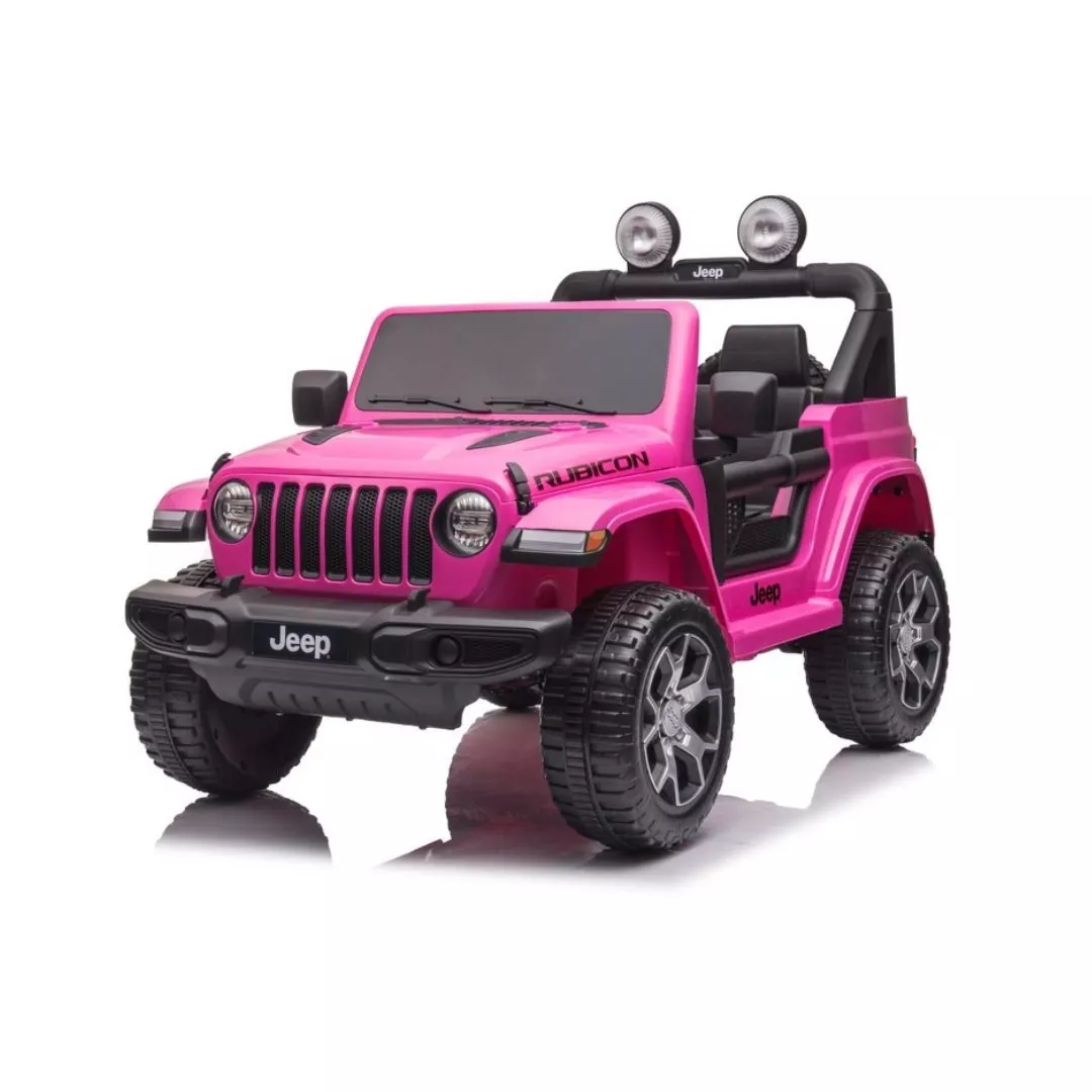 Baby Mix Jeep Wrangler Rubicon růžové + u nás ZÁRUKA 3 ROKY ⭐⭐⭐⭐⭐