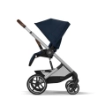 Cybex Balios S Lux SLV + Cot S Lux Ocean Blue 2025 ⭐⭐⭐⭐⭐ + u nás ZÁRUKA 3 ROKY