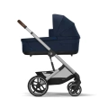 Cybex Balios S Lux SLV + Cot S Lux Ocean Blue 2025 ⭐⭐⭐⭐⭐ + u nás ZÁRUKA 3 ROKY